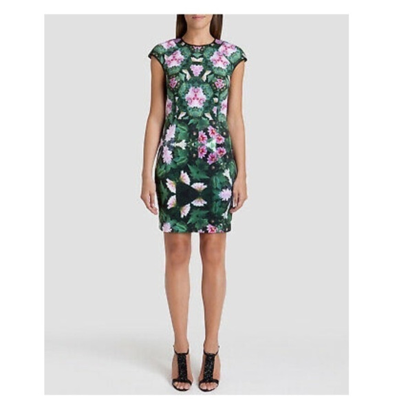 Ted Baker Natural Kingdom Geo Dress Ted Baker Size 0 US Size 2 - Picture 1 of 2